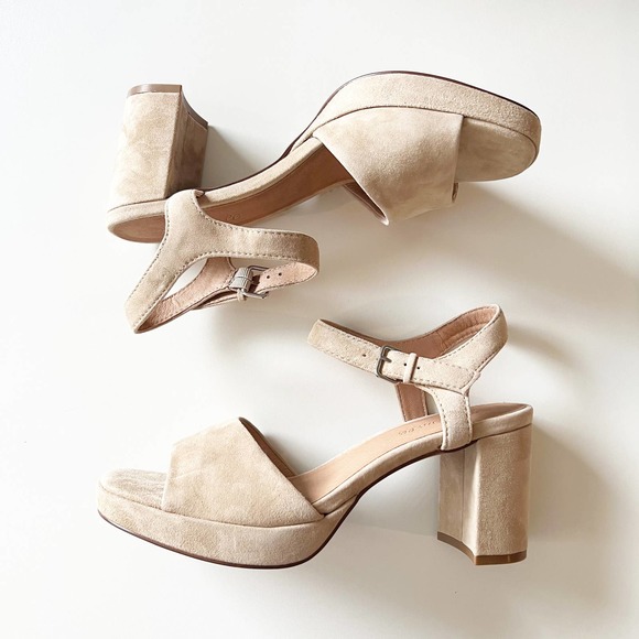Madewell Shoes - Madewell Suede Platform Sandals Size 8 New in Box